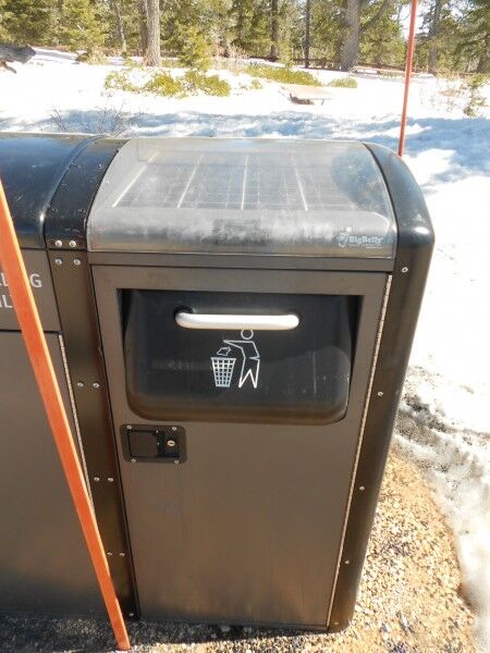 solar trash compactor