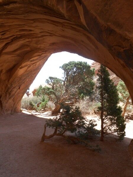 Navajo Arch backside