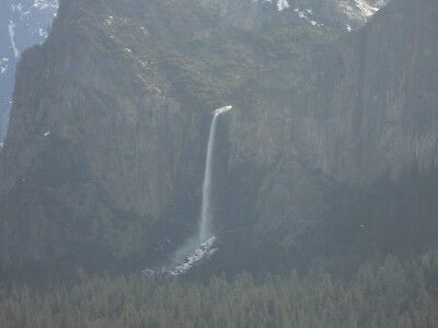 Bridalveil Falls from Tunnel View