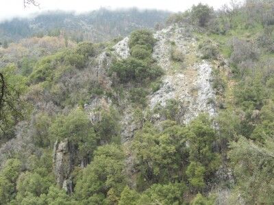 Marble Ridge near Crystal Cave in Sequoia National Park