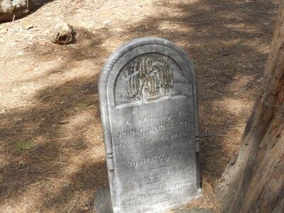 Yosemite Cemetary headstone Yosemite National Park