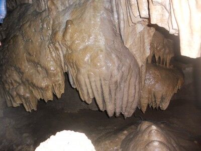 Broken rock formations at Niagara Falls flow rock at Oregon Caves National Monument