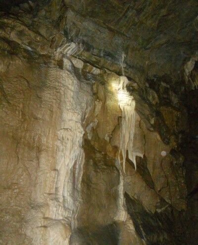 Angel Falls in the Ghost Room at Oregon Caves National Monument