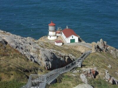 Point Reyes Lighthouse from observation deck