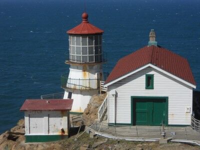 Point Reyes Lighthouse close-up Point Reyes National Seashore