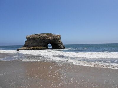 natural bridge at Natural Bridges State Park in California