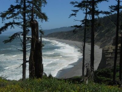 Agate beach at Patrick's Point State Park in California