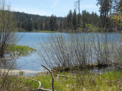 Manzanita Lake at Lassen Volcanic National Park