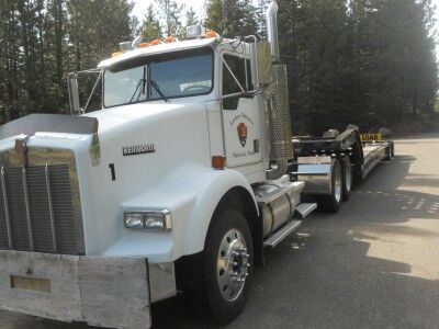 National Park service big rig for Lassen Volcanic National Park