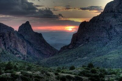 Sunset at Big Mend National Park