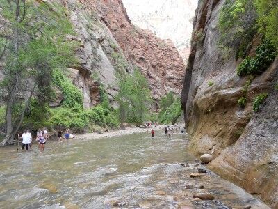 The Narrows at Zion National Park
