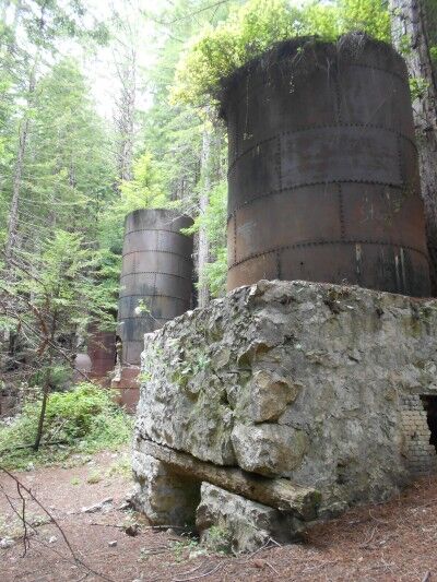 lime kilns at Limekiln State Park California