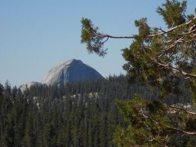 Half Dome from Tioga Road at Yosemite National Park