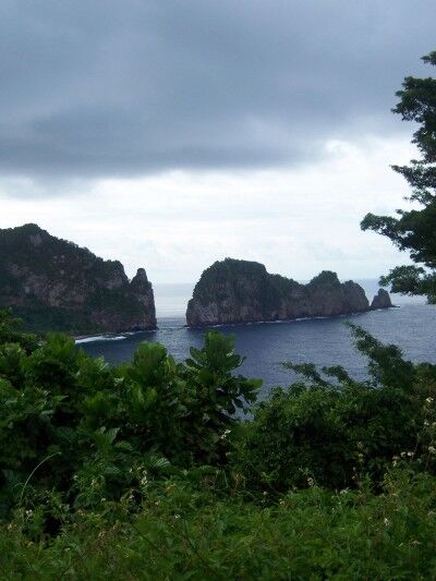 view of island from American Samoa National Park