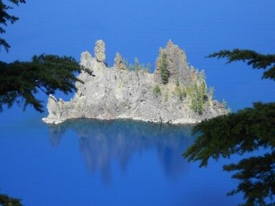 Phantom Ship at Crater Lake National Park