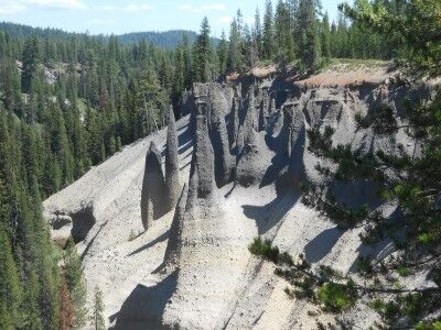 view from Pinnacles Overlook at Crater Lake National Park