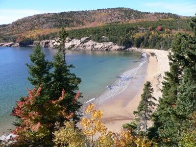 Acadia sand beach