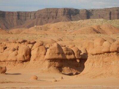 the valley floor at Goblin Valley stat park Utah