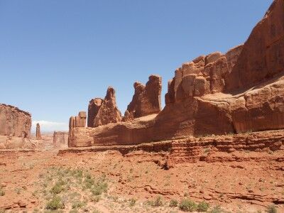 Park Avenue at Arches National Park, Utah