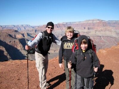 Grand Canyon Thanksgiving family hike