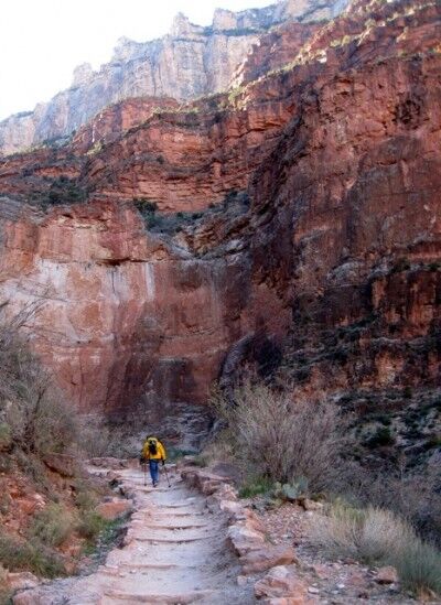 Grand Canyon hiking to Phantom Ranch