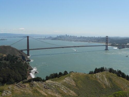 Golden Gate Bridge Hawk Hill