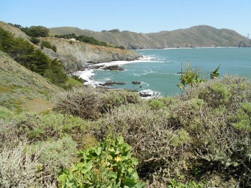 point bonita lighthouse trail scenery