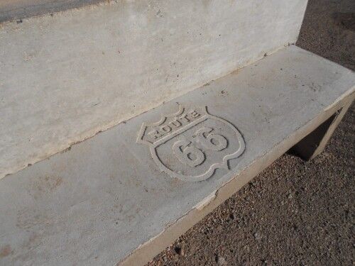 route 66 car bench