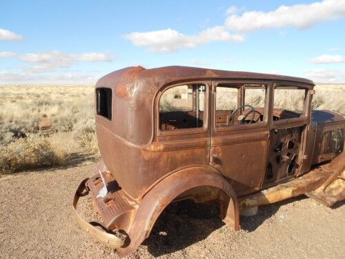 route 66 old car