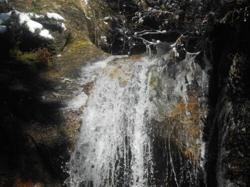Ice forming on Cataract waterfall, Colorado