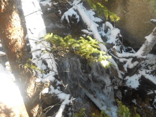 Upper Cataract waterfall in Colorado